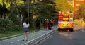 Imagen de la intervención tras el aviso por la salida de humo de una vivienda en la avenida de Alfonso VI 