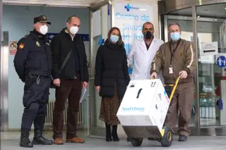Llegada de la vacuna de Pfizer a Salamanca Image 2020 12 29 at 13.33.05