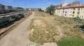 Solar en el que se ubicarán los huertos y el carril bici.