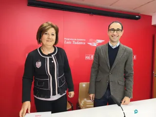 David Serrada y Rosa López PSOE