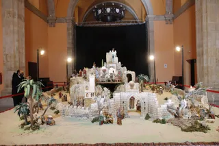 El alcalde visita el Belén Navideño organizado por el Ayto en colaboración con la Real Cofradía