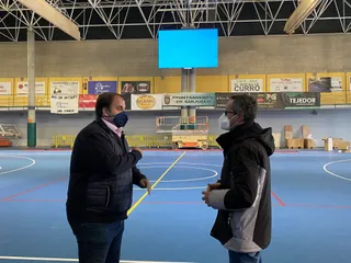 El Pabellón de Guijuelo estrena nuevo videomarcador