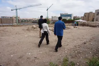 Trabajos en el Cerro de San Vicente