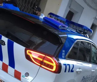 Policía Local de Béjar en el lugar de la intervención | Foto: S24H