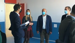 Nuevas y modernas aulas para el colegio de Castellanos de Moriscos con una inversión de 391.000 euros