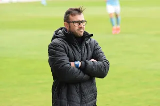 Yago Iglesias, en su etapa como entrenador del Zamora | FOTO ZAMORA24HORAS.COM
