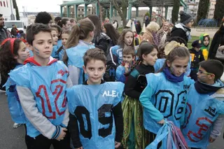 Desfile de Carnaval del barrio El Rollo.