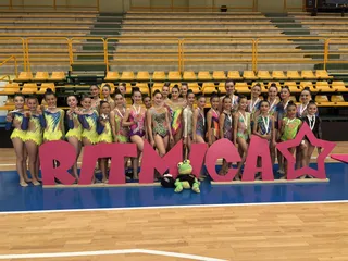 Club Rítmica Salamanca en el pabellón de Würzburg Silvia Domínguez