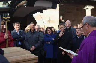Funeral del empresario Silvestre Sánchez Sierra en Aldearrodrigo