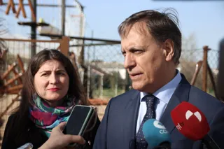 Carlos García Carbayo, visita las obras de los Corredores Verdes.