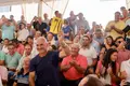 José Manuel Ortiz durante la puja. 