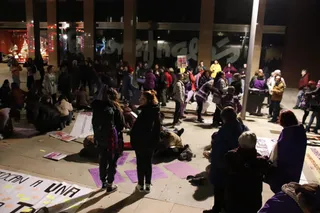 Manifestación contra la violencia de género