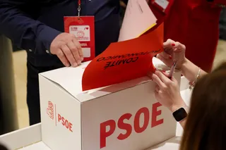 Votaciones en la segunda jornada del XV Congreso Autonómico del PSOE. ICAL