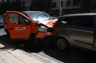 Accidente triple en Canalejas