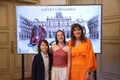 Almudena Parres recibe a los jóvenes deportistas Julia Rufes y Sasha Álvarez