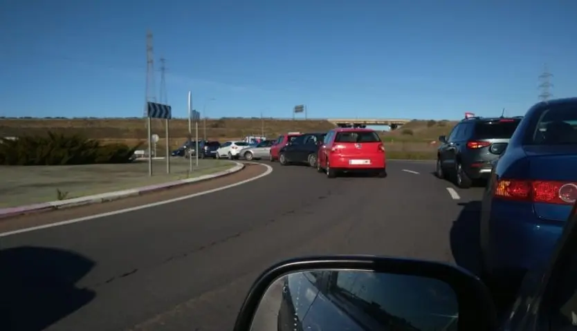 Accidente carretera Villares de la Reina. Foto S24H