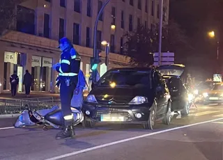 Accidente en la avenida Raimundo de Borgoña