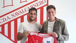 Pablo Álvarez, junto a Joaquín Cerdá | FOTO CDA NAVALCARNERO