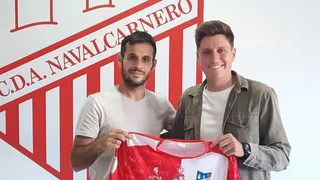 Pablo Álvarez, junto a Joaquín Cerdá | FOTO CDA NAVALCARNERO
