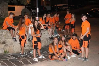 Fiestas en Aldeadávila 2016: Desfile de peñas