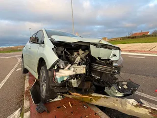 Accidente en Cabrerizos al chocar contra un árbol