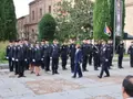La Policía Nacional de Salamanca viste de gala la plaza de Anaya en su día grande