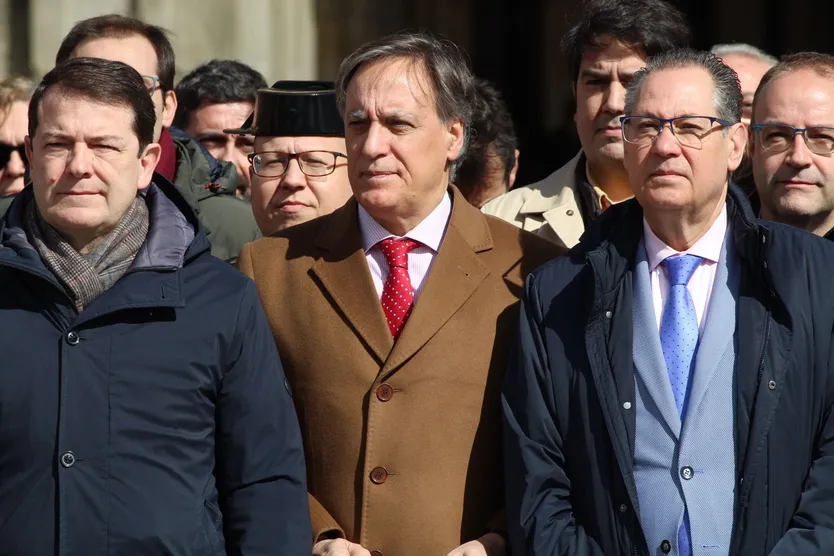Minuto de silencio con motivo del Día Europeo en Memoria de las Víctimas del Terrorismo.
