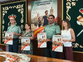 Presentación de la IV Carrera Solidaria Salamanca de la Guardia Civil