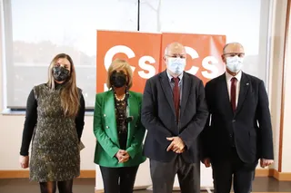 Francisco Igea y Luis Fuentes, realizan la presentación de la candidatura de Ciudadanos Salamanca a las Cortes de Castilla y León | Fotos: Andrea M