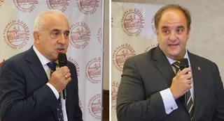 Jesús María Ortiz y Roberto Martín en la XII Gala Taurina de Guijuelo