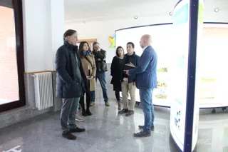 Carlos García Carbayo, visita las obras del parque para su transformación en un Centro Ambiental Integrado de Energías Renovables