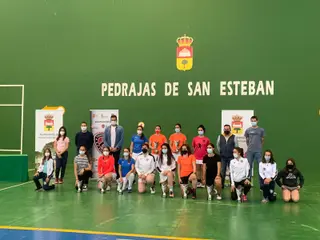 Foto grupal del Campeonato de Frontenis de Castilla y León.