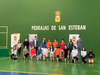 Foto grupal del Campeonato de Frontenis de Castilla y León.