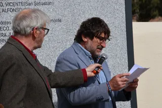 homenaje a los salmantinos represaliados en campos de concentración organizado por la Asociación Salamanca Memoria y Justicia