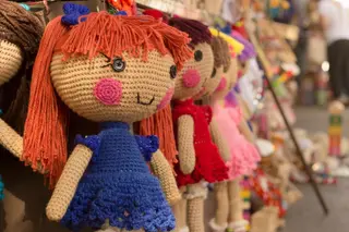 Colorful colourful crochet cute doll knit rag doll shop 1029257