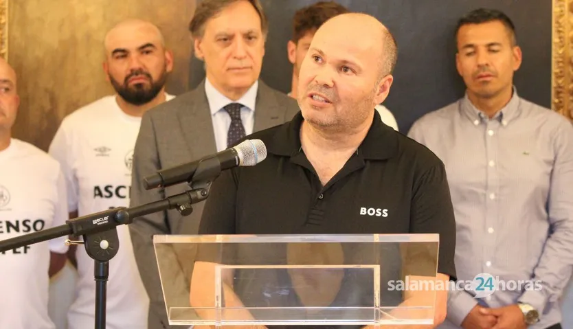Manuel Lovato en el Ayuntamiento de Salamanca