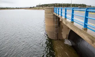 El pantano de Santa Teresa en niveles cercanos al máximo de su capacidad. ICAL