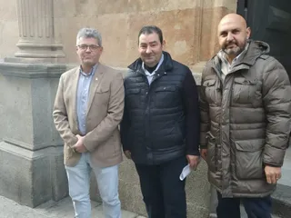 Manuel Hernández, Francisco Martín y Sebastián Martín, de Ciudadanos