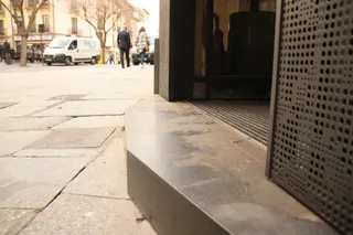 Suelos llenos de polvo por la calima