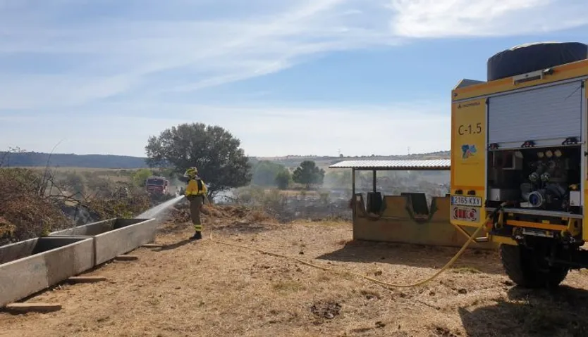incendio en Hinojosa del Duero (2)