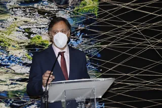 Carlos García Carbayo, participa en la presentación de la exposición "El vértigo de la vida moderna"