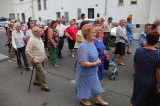 Procesión Sagrado Corazón en Pizarrales