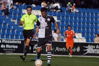 Nespral, en el choque ante el Rayo Majadahonda | FOTO SALAMANCA24HORAS.COM