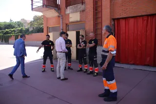 Carlos García Carbayo, presenta el nuevo vehículo del Servicio de Prevención, Extinción de Incendios y Salvamento