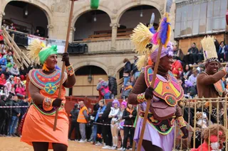 Disfraces del sábado de Carnaval en Ciudad Rodrigo. Foto de archivo