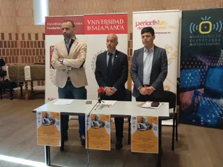 Pablo Lechuga, Óscar González y Carlos Arcila