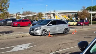 Colisión en el parking del Parque Comercial Capuchinos | S24H
