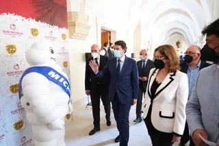 Mañueco en la edición 2021 de la Guía Michelín