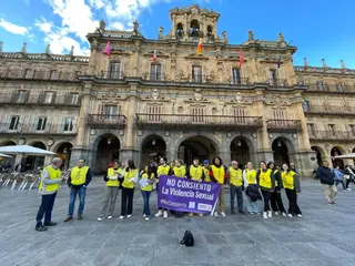 Acto contra la violencia de Género de Amnistía INternacional Salamanca