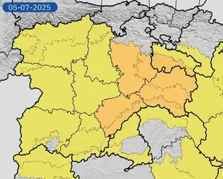 Avisos amarillos y naranjas para toda Castilla y León durante el sábado 5 de julio | AEMET Castilla y León